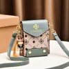 Waist Bags Fashion Women Pattern Shoulder Bag Hardware Chain Strap Color Block Messenger Handbag Composite Crossbody Bag Waist Bag 230825