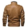 Cuir pour hommes Faux cuir marque veste en cuir hommes Vintage Biker PU manteau casual moto vestes grande taille 8XL 3D col montant automne hiver épais hauts 230825