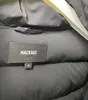 Mackages Puffer Jacket Manteau de créateur de mode à capuche longueur noir kaki doudoune avec cordon de serrage taille jusqu'à femmes Parka veste 9442