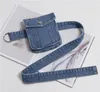 Marsupi Marsupi regolabili in tessuto denim Marsupi da donna Vintage europei lavati Jean Marsupi Donna Cinture estive con borsa per telefono 230825