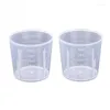 Measuring Tools Ml Plastic Graduated Cup Liquid Container Epoxy Resin Silicone Making Tool Transparent Mixing