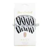 Uñas postizas WM29 Goth Bone Woman Halloween Parche de uñas falso Usar parche de uñas Parche de uñas terminado Etiqueta adhesiva de uñas uñas postizas presione en uñas blancas x0826