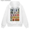 Hoodie Fashion Brand syshirt Sweatshirt Ice Cream Printing Automne Hiver High Street Unisexe Hoodies Femmes Panels Couples Vêtements Us Taille