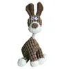 Brinquedos para cães mastiga divertido brinquedo para animais de estimação burro forma veludo mastigar brinquedo para cães filhote de cachorro squeaker squeaky pelúcia osso molar cão brinquedo pet treinamento acessórios para cães 230825