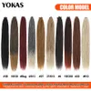 Human Hair Bulks YOKAS Synthetic Dreadlock Extensions Handmade Crochet Hair 24 36 Inchs Dread Extensions Crochet Braids For Women Dreadlocks Hair 230826