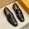Mężczyźni mokasyna designerskie buty buty mody skórzane buty formalne dżentelmen ślubny mężczyźni płaskie buty Rozmiar 38-46 z pudełkiem