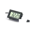 Andere meet- en analyse-instrumenten Groothandel Professinal Mini digitale LCD-sonde Aquariumkoelkast Zer-thermometer Thermograaf Tem Ot6Ch