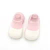 First Walkers Baby Shoes Toddler Walker Infant Boys Girls Kids Rubber Soft Sole Floor Barefoot Casual Knit Booties AntiSlip 230825