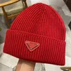 니트 모자 디자이너 비니 모자 남성 가을 겨울 모자 고급 스컬 캡 캐주얼 15 색상