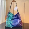 10A Paillettes Shopping Borse a catena Totes Crossbody Borse di marca di lusso Designer Borse a tracolla di moda hobo Borsa da donna Portafoglio per telefono Metallico