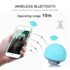 Bärbar utomhus trådlös mini Bluetooth -högtalare Mp3 Musikspelare Bluetooth Mushroom -högtalare för Xiaomi iPhone Samsung PC