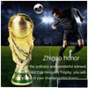 Other Home Garden Arts And Crafts European Golden Resin Football Trophy Gift World Soccer Trophies Mascot Office Decoration Drop Deliv Dh9Bz