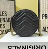 Mini bolsa de ombro com corrente em formato circular, carteira diagonal, bolsa mensageiro, corpo cruzado, bolsa totes, bolsa clássica, bolsa cosmética