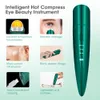 Face Care Devices 42 Compress Eye Massager Pen Microcurrent LED Lip Skin Tighten Anti Aging Wrinkle Beauty Instrument USB Charge 230825