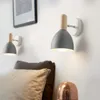 Duvar lambaları lamba İskandinav yatak odası minimalist modern yaratıcı oturma odası koridoru balkon koridor başucu