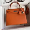 Top qualité à la main femmes sacs Epsom en cuir véritable concepteur de luxe dames sacs à main classique grande capacité sacs épaule sergé 20 25 fourre-tout sac à main0