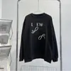 مصمم نساء هوديي رسالة كلاسيكية anagram تطريز Femme pullover هوديز sweatshirts طويلة الأكمام مقنع