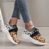 Leopard Dress Tennis Women's Sneakers 2023 Spring Autumn New Mesh Breathable Sport Shoes Ladies Walking Running Flats T2 227a