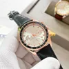 Orologi da uomo di alta qualità Orologi da donna di lusso Movimento al quarzo da donna di alta qualità 42MM Cinturino in pelle con quadrante in zaffiro Orologi da donna Regalo elegante per signora