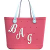 Accessoires voor schoenonderdelen Letters bedels voor Bogg Bag Decoratieve letters 3D-alfabet Personaliseer Diy Rubberen strandtas Drop Delivery Ott0U