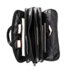 Laptop Bags Men's Business Travel Portisefos för 156 tum äkta läder Messenger Office Dokument axelväska 230823