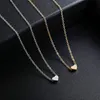 Tiny Heart Necklace for Women SHORT Chain Heart Pendant Necklace Gift Ethnic Bohemian Choker Necklace Wholesale YMN012