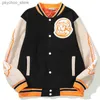 Hip Hop Hombres Varsity Chaqueta Harajuku Vintage Bomber Chaquetas Astronauta Suelto Deporte Béisbol Uniforme Novio Estilo Streetwear Nuevo Q230826