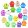 18pcs/set Cotton Slime Clay Toy 50ml*18 Fruit Style Butter Slimes Kit Soft Cotton Clay Cloud Slimes Making Set Gift For Kids 2488