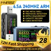 Stroommeters FNIRSI-FNB48P Ampèremeter Voltmeter USB-tester TYPE-C Snelle laaddetectie Trigger Capaciteitsrimpelmeting met CNC-metalen omhulsel 230825