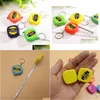 Tape Measures Wholesale Mini 1M Measure With Keychain Small Steel Rer Portable Pling Rers Retractable Flexible Gauging Drop Delivery Otd1S