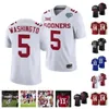 Camiseta de fútbol de Oklahoma Sooners 18 Kaden Helms 23 Emeka Megwa 13 J.J. Hester 7 Daylan Smothers 64 Joshua Bates 30 Ford 25 Daeh McCullough 71 Howland 32 R Mason Thomas