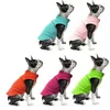 Dog Apparel Jacket European And American Thick Solid Color Fleece Vest Manufacturers Spot Clothes Pet Products