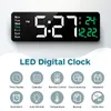 Wall Clocks 1pc Electronic Clock With Temperature Digital Modern Large Calendar Display 16in