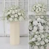 Decorative Flowers Wreaths 8070604530cm White Baby Breath Rose Flower Ball Wedding Table Centerpiece Deco Gypsophila Artificial Floral Party Event Prop 230825