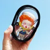 Storage Boxes Bins Jewelry Organizer Transparent Box Pouch Mystery Keychain Bag Case Thicken Wallet Cute Doll Organization 230825