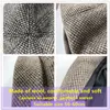 Berets Einfache Frauen Baskenmütze Für Elegante dame Winter Weibliche Baumwolle Hüte Plaid Vintage Achteckige Casual boina Herbst mädchen Kappe 230830