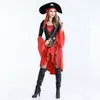 Costume da pirata alla moda taglie forti, perfetto per feste a tema Halloween o giochi cosplay