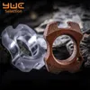 Spinning Top YUC Single Finger Bottle Opener Edc Fidget Toy Metal Alloy Pea Pod Window BreakingDefense Brass Knuckles Glowing Toys 230825