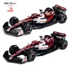 Diecast Model Bbrago 1 43 Alfa Romeo Racing Team C42＃24 Guanyu Zhou＃77 Valtteri Bottas Car Die Die Die Cast Toy Collectible 230825