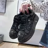Abito chiaro Diamond Platform Seques Sneakers Doncanato per le nuove scarpe autunnali per casual traspirante per donne per donne T230826 457