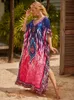 Urban Sexy Dresse Summer 2023 Bohemian Beach Plus Size Robe Indian Folk Bikini Cover Up Bathing Suits 230826