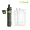 Outdoor Gadgets Miniwell L600 Survival Camping Equipment Portable Straw Water Filter 230826