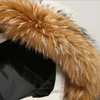 Canadá Marcas de moda Diseñadores Chaqueta de plumón de ganso Abrigos de plumón de pato blanco unisex Ropa de abrigo cálida de invierno para hombres Chaqueta de plumón con cuello de piel de mapache real natural