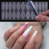 False Nails Nail Dual Forms Silicone Pad French Nail Tips Guide Stickers Quick Building Gel System Extension Mold DIY Manicure Accessories x0826