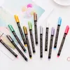 Markers 12 colors set Metallic Brush Marker Birthday Gift Card Making Metallic Color Pen for DIY Po Album glass wine marker 230826