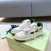 Of Office Donna Uomo Casual TOP Scarpe Platform Board Shoe bianco Frecce basse Allacciate Low top Verde menta OFF Chunky Sneaker skateboard