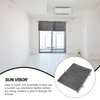 Bez uderzenia Balkon Sunshade Sunless Bezpośrednie mini rolet w rolkach biuro przenośne czarne zasłony