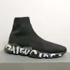 Designer paris balencaigas sapatos meia sapatos para mim mulheres triplo-s preto branco vermelho respirável tênis corrida corredor sapatos balencaigas sapatos andando esportes ao ar livre