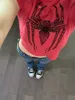 Koszulka damska pająk pająk Y2K Kobiet TEE TEE TEE Streetwear Vintage Crop Lats Punk Casual Trash Podstawowy got Slim T-shirt emo 230825