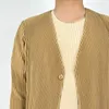 Trench da uomo ALSEY Miyake Cappotto plissettato Lungo monopetto con scollo a V di media lunghezza Slim Giubbotti per abbigliamento Primavera Autunno 230825